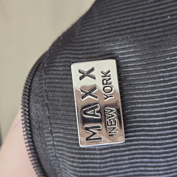 Max New York Leather Straps Mesh Studded Purse - Picture 7 of 14